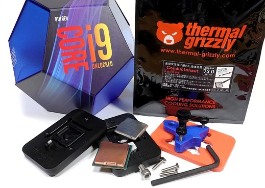 Core i9 9900Kの殻割りクマメタル化＆銅製IHSの冷却性能を検証 | 自作