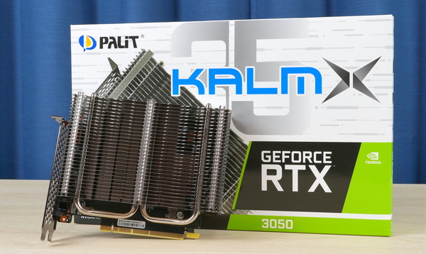 Palit GeForce RTX 3050 KalmX 6GB」をレビュー。GTX1650の前ファン