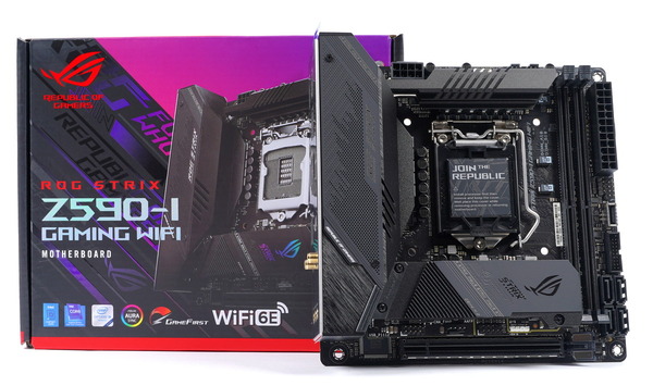ASUS ROG STRIX Z590-I GAMING WIFI」をレビュー。Mini-ITXながら超