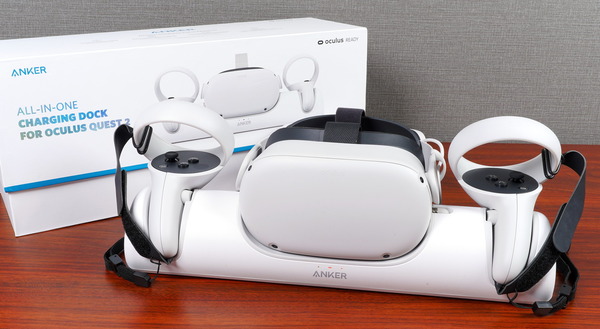 AnkerのMeta Quest 2専用充電ドックをレビュー | 自作とゲームと趣味の日々