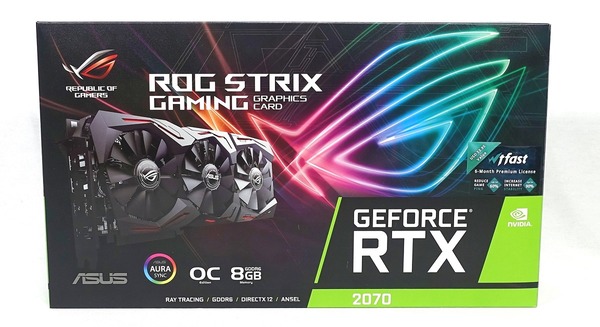 ASUS ROG-STRIX-RTX2070-O8G-GAMING」をレビュー。独自機能満載で隙の