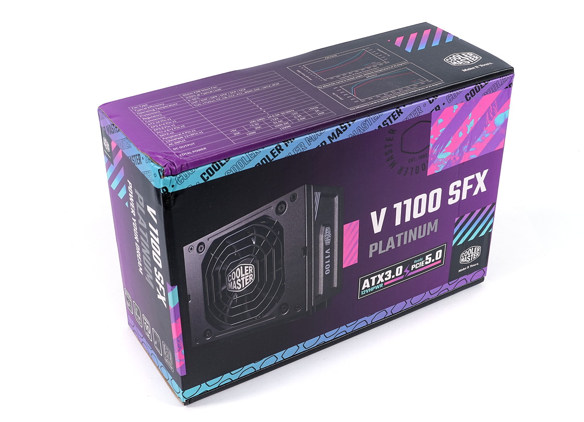 Cooler Master V SFX Platinum 1100」をレビュー。1100W容量のSFX電源