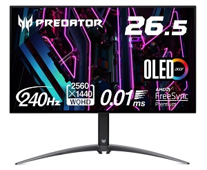 Acer Predator X27U」が発売。240Hz対応27インチ有機ELゲーミング