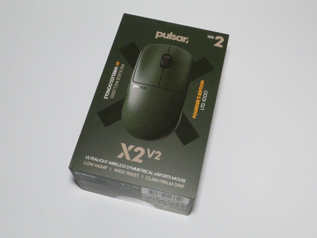 Pulsar ゲーミングマウス 『X2V2 Founder's Edition』購入レビュー