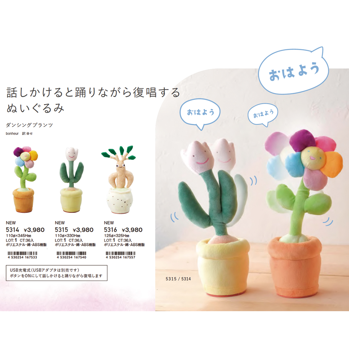 雑貨卸、雑貨仕入れ（ダンシングプランツ 踊りながら復唱する