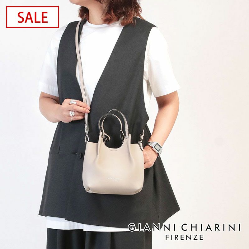 50%OFF GIANNI CHIARINI ジャンニキアリーニ バッグ 2WAY DUA XS 9718