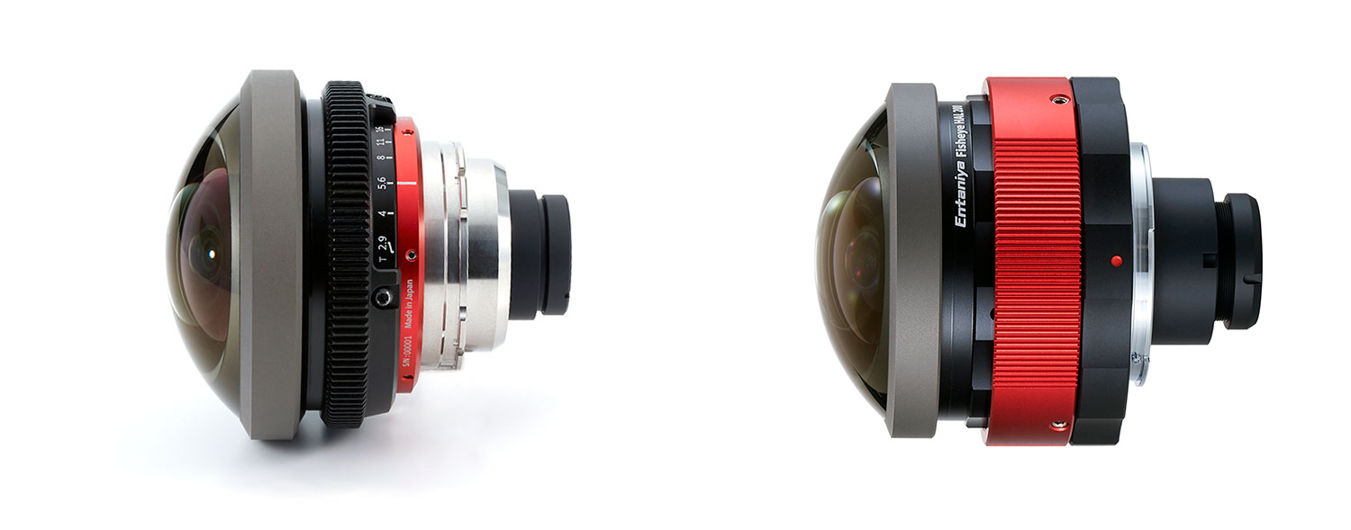 バーチャルプロダクションおよびVRシネマ撮影用200/220/250°超広角