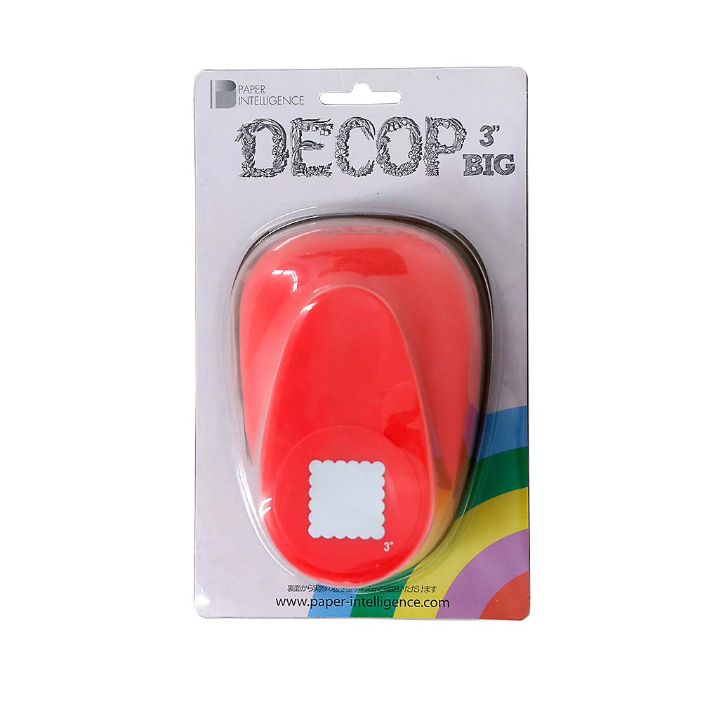 DECOP BIG3 クラフトパンチ スキャロッ スクエア 約