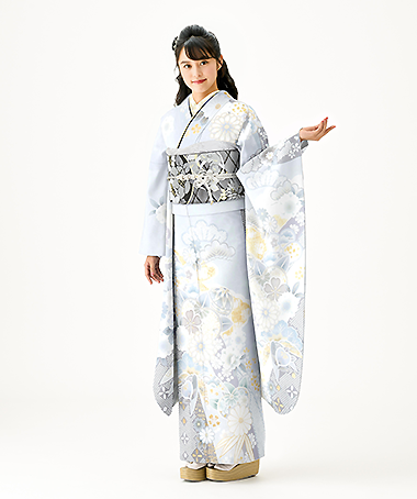 グレーの振袖一覧(2028年成人振袖（Sサイズ）)｜成人式の振袖レンタル