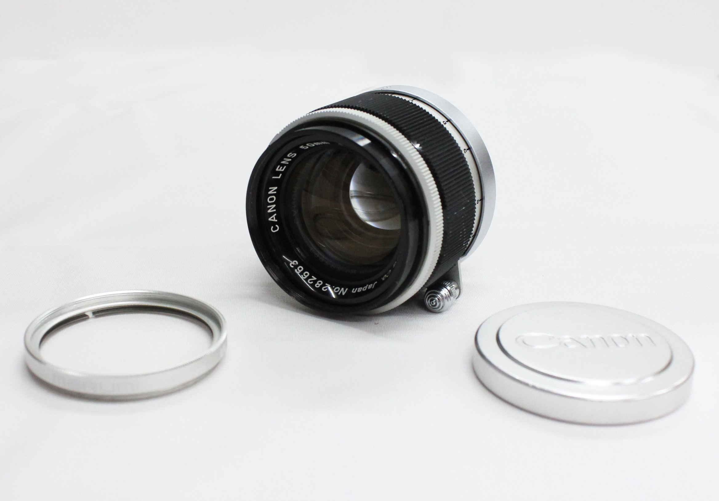 Canon 50mm F/1.8 Lens L39 LTM Leica Screw Mount Silver from Japan