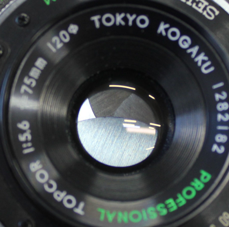 Professional Topcor 75mm F/5.6 Large Format Lens with Seiko