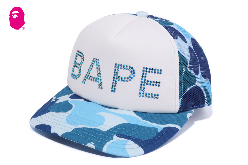 ABC CAMO CRYSTAL STONE MESH CAP | bape.com