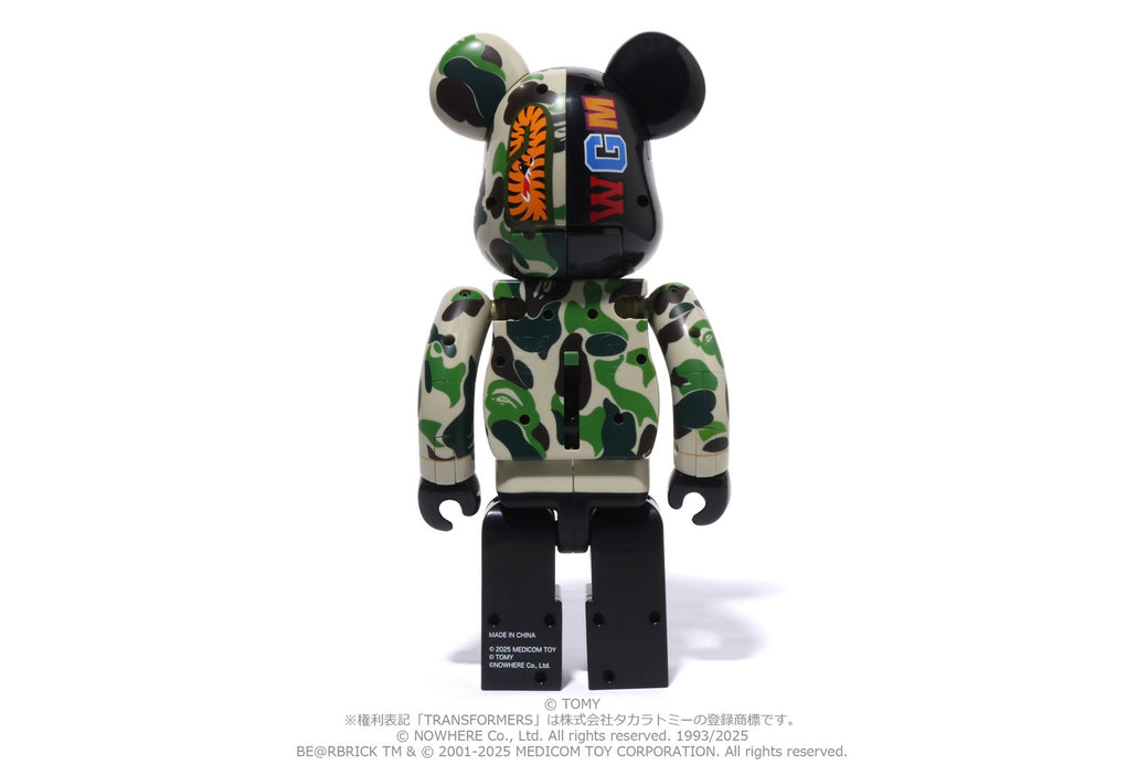 BAPE X TRANSFORMERS X BE@RBRICK 】ABC CAMO SHARK CONVOY 400