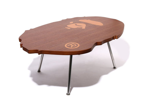 APE HEAD WOODEN COFFEE TABLE BAPE HOME | bape.com