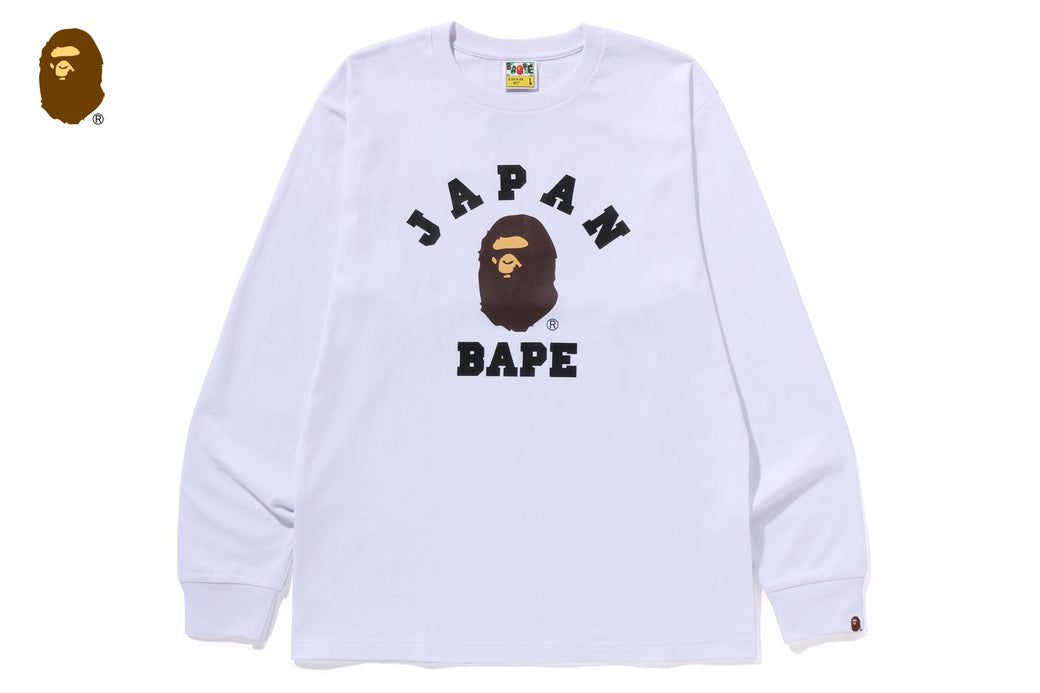 JAPAN COLLEGE CITY L/S TEE | bape.com