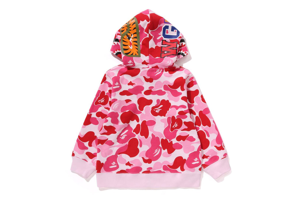 ABC CAMO SHARK ZIP HOODIE | bape.com