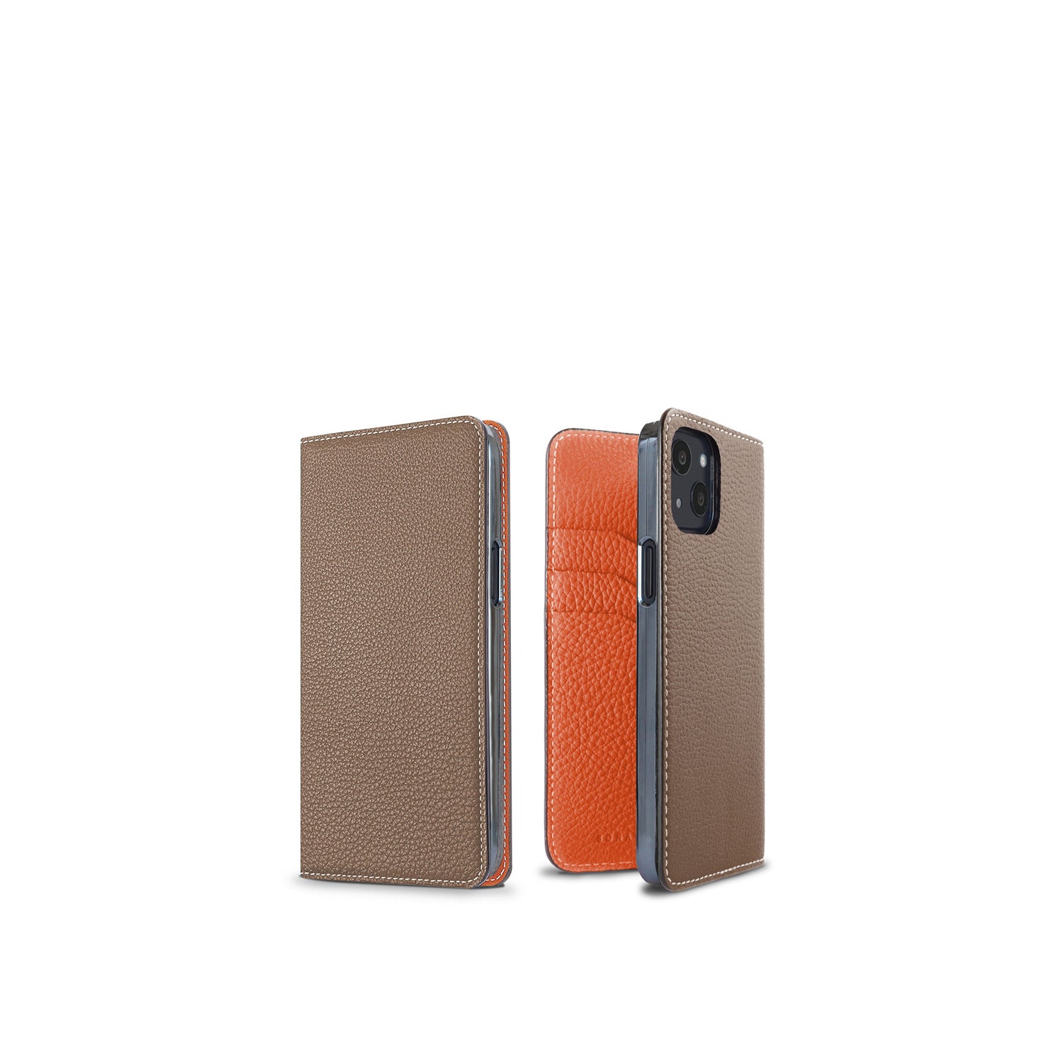 iPhone 13) ダイアリーケース シュリンクレザー