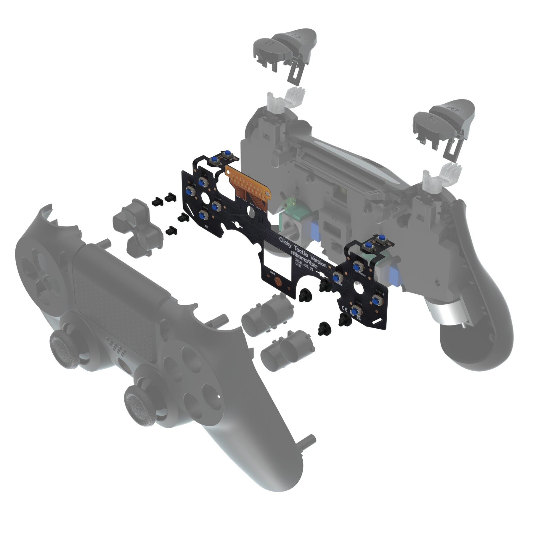 eXtremeRate PS4コントローラーCUH-ZCT2 JDM-040/050/055用ホール