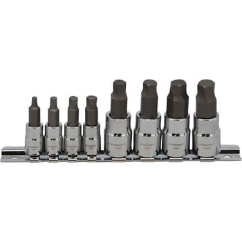 21898 21898 1/4 3/8DR 8PCヘックスボルトリムーバーソケットセット 1