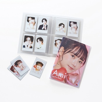 OKA-6432-90 推し活アルバム チェキアルバム セキセイ クリア色 64枚