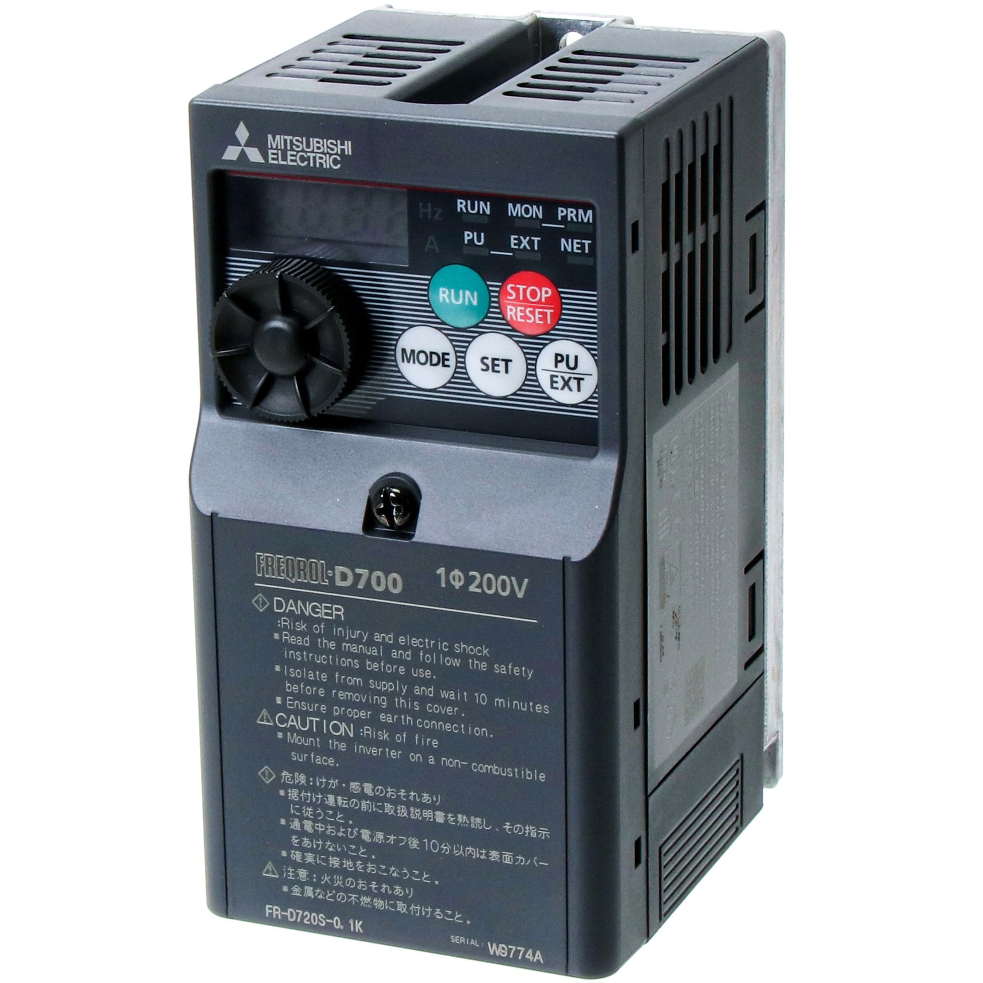 FR-D720S-0.1K インバータ FREQROL-D700シリーズ 三菱電機 保護構造