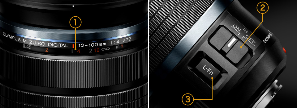 製品特長｜M.ZUIKO DIGITAL ED 12-100mm F4.0 IS PRO｜M.ZUIKO PRO