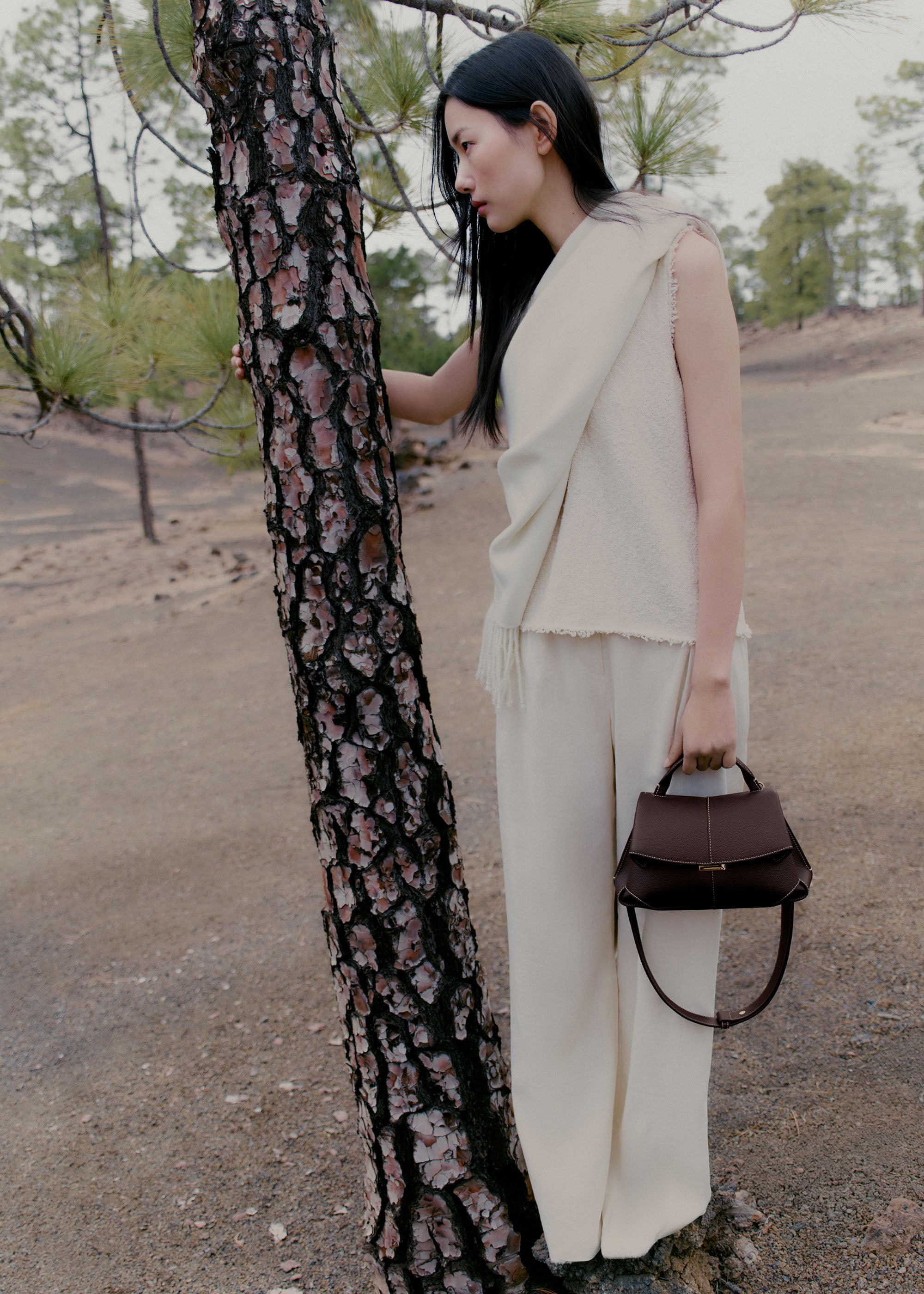 Polène | バッグ - Mokki Mini - エボニーテクスチャード