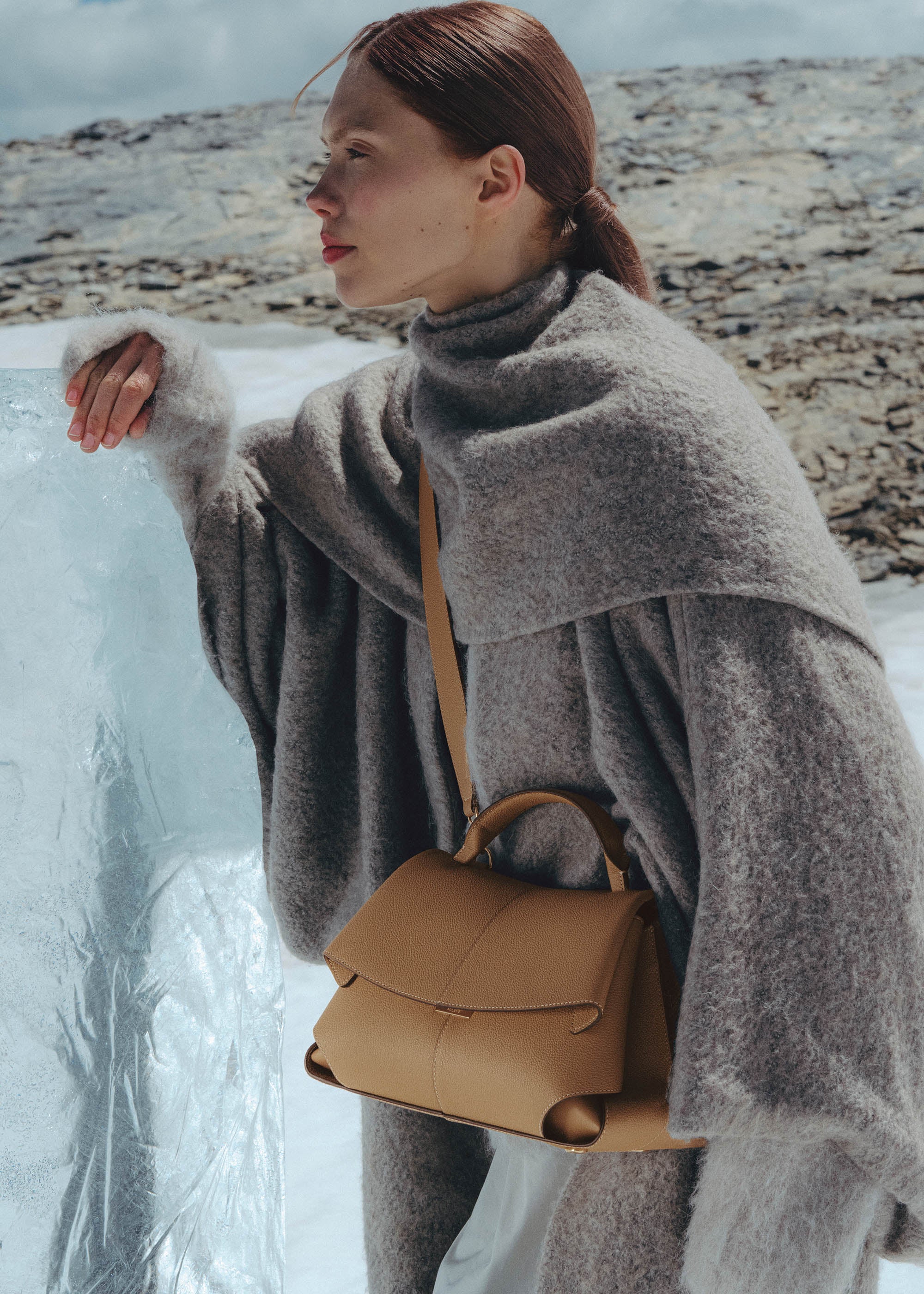 Polène | バッグ - Mokki - オークル テクスチャード