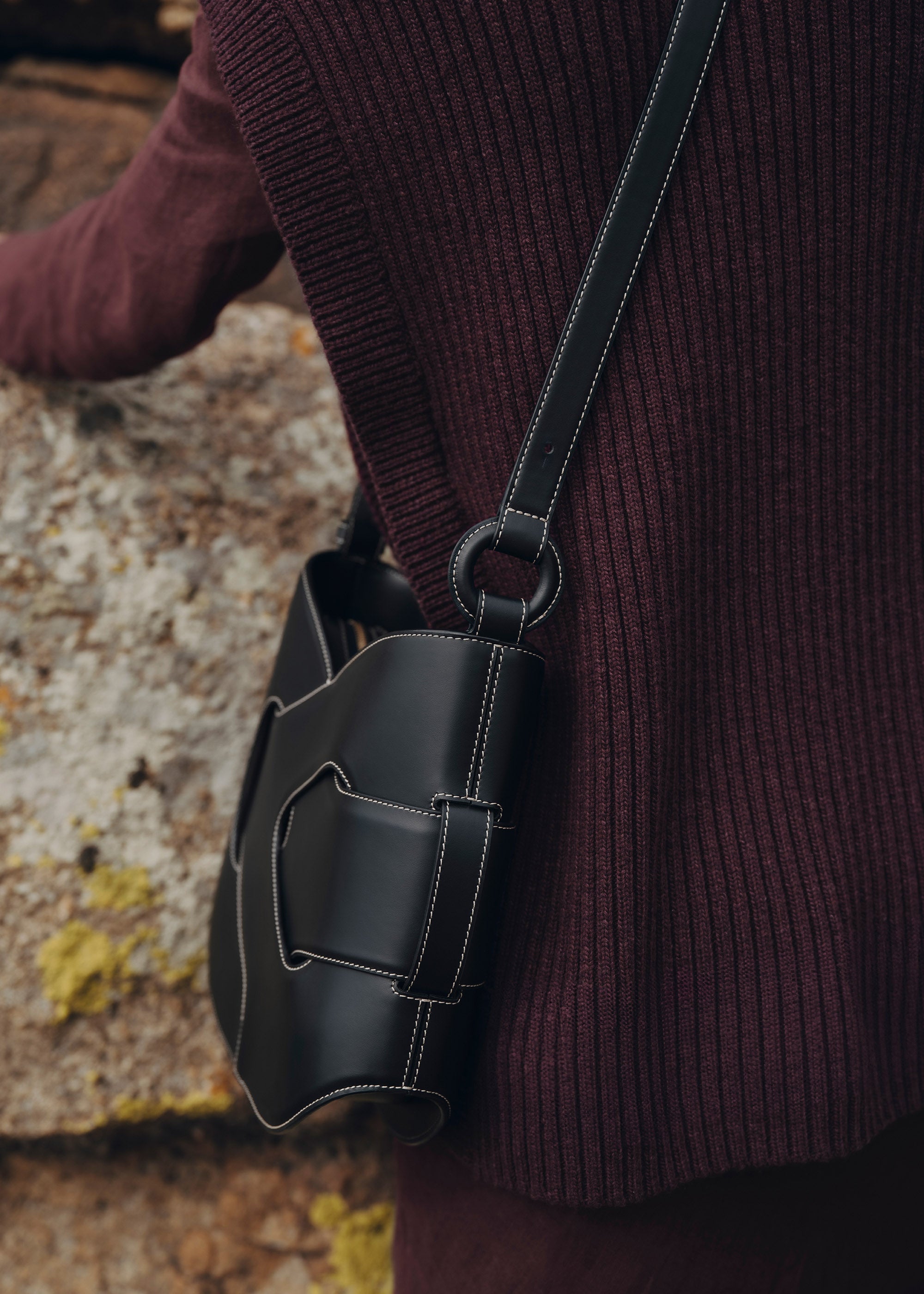 Polène | バッグ - Nodde Hobo - ブラック スムース