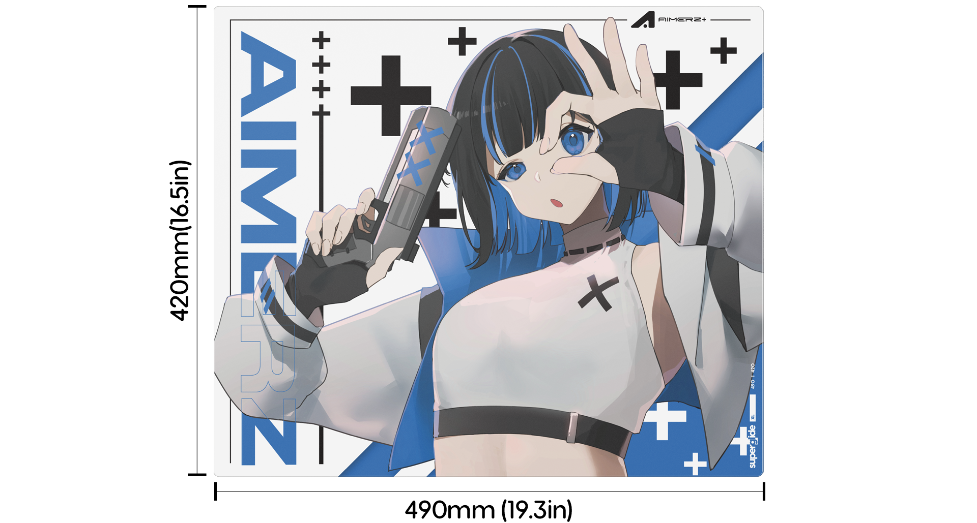 Aimerz Edition] Superglide Glass Mousepad – Pulsar Gaming Gears Japan