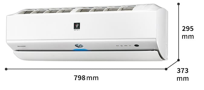 仕様 / 寸法 | Xシリーズ | エアコン：シャープ