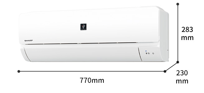 仕様 / 寸法 | R-Nシリーズ | エアコン：シャープ