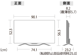 機種別サポート情報（LC-40U20）｜液晶テレビ（AQUOS）｜サポート・お