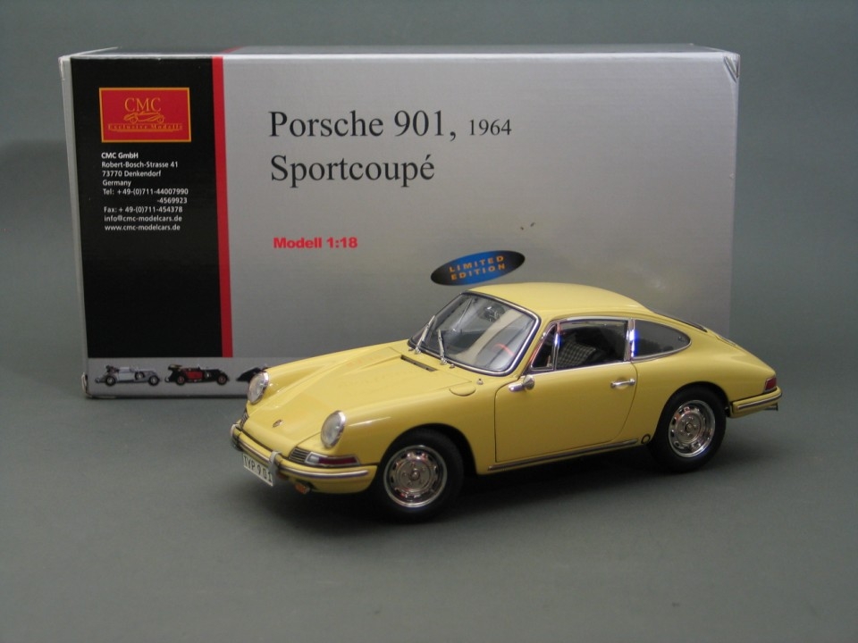 Porsche 901 - 1964, Champagne Yellow - ダイキャストモデル - CMC M-067A