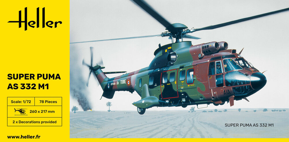 Super Puma AS 332 M1 Heller 80367
