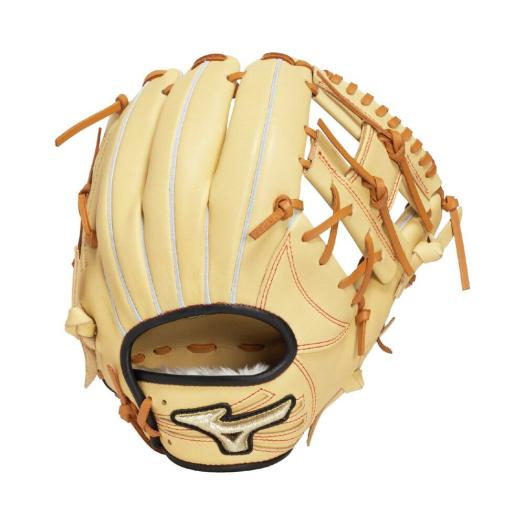 Global Elite 軟式グローブ イエロー 収納袋付き Mizuno Global Elite