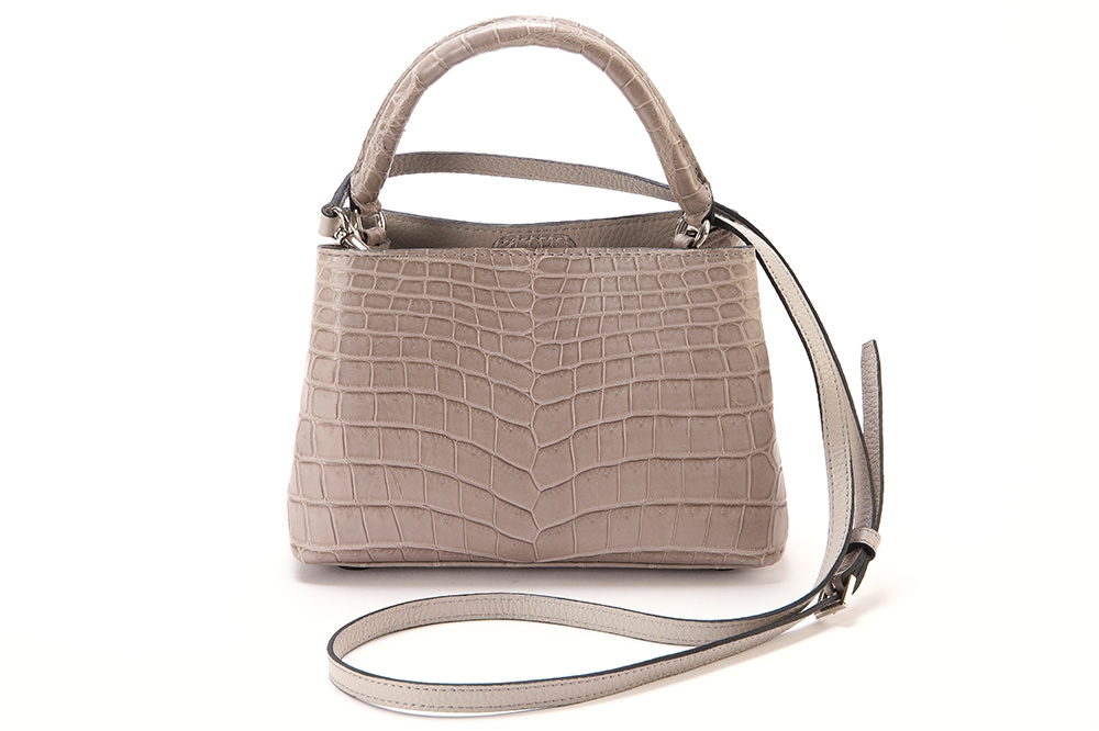 マットナイルクロコダイル 2WAY ミニハンドショルダーバッグ