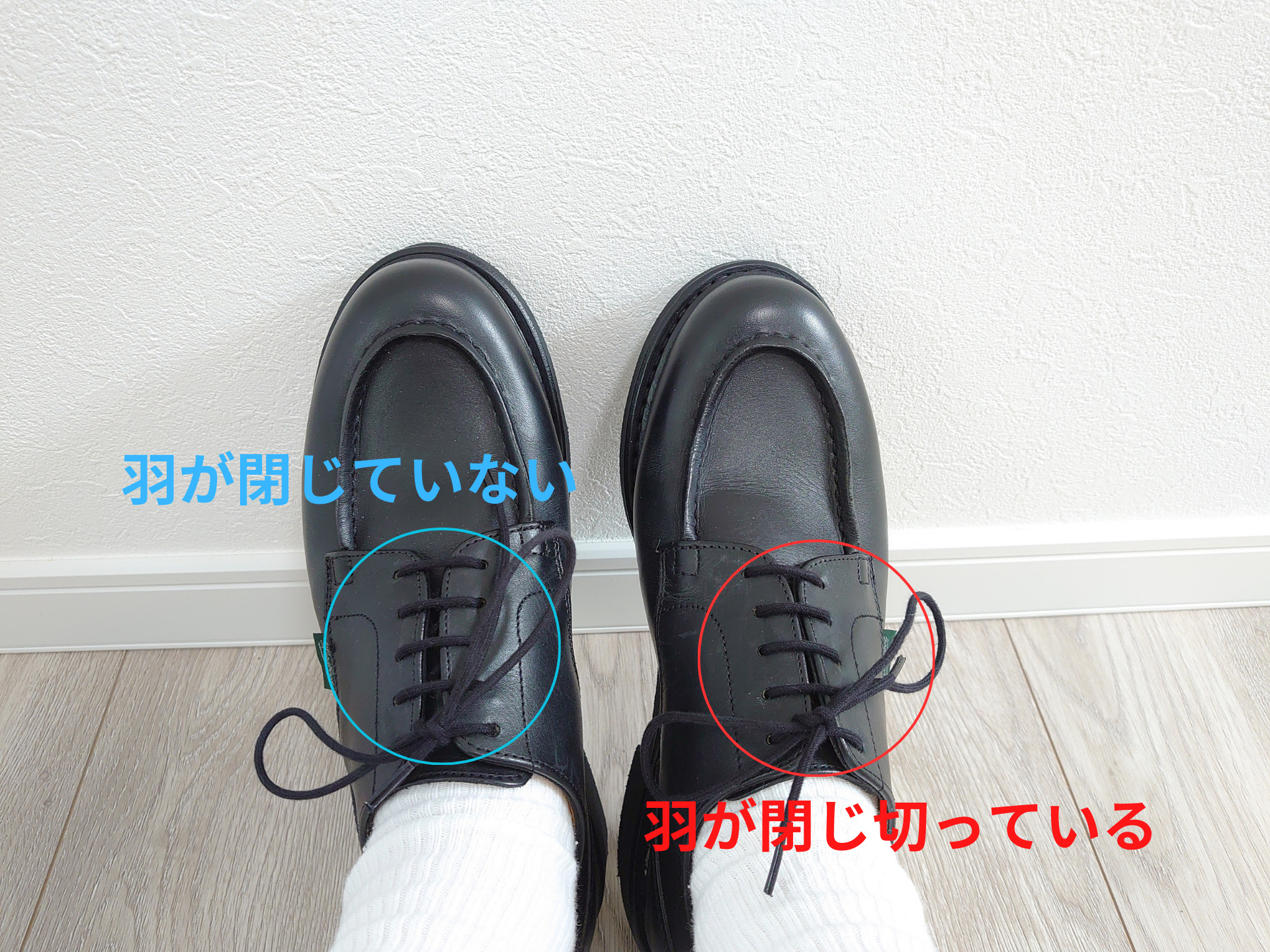 パラブーツ】シャンボードのサイズ感・経年変化レビュー!特徴やモカ