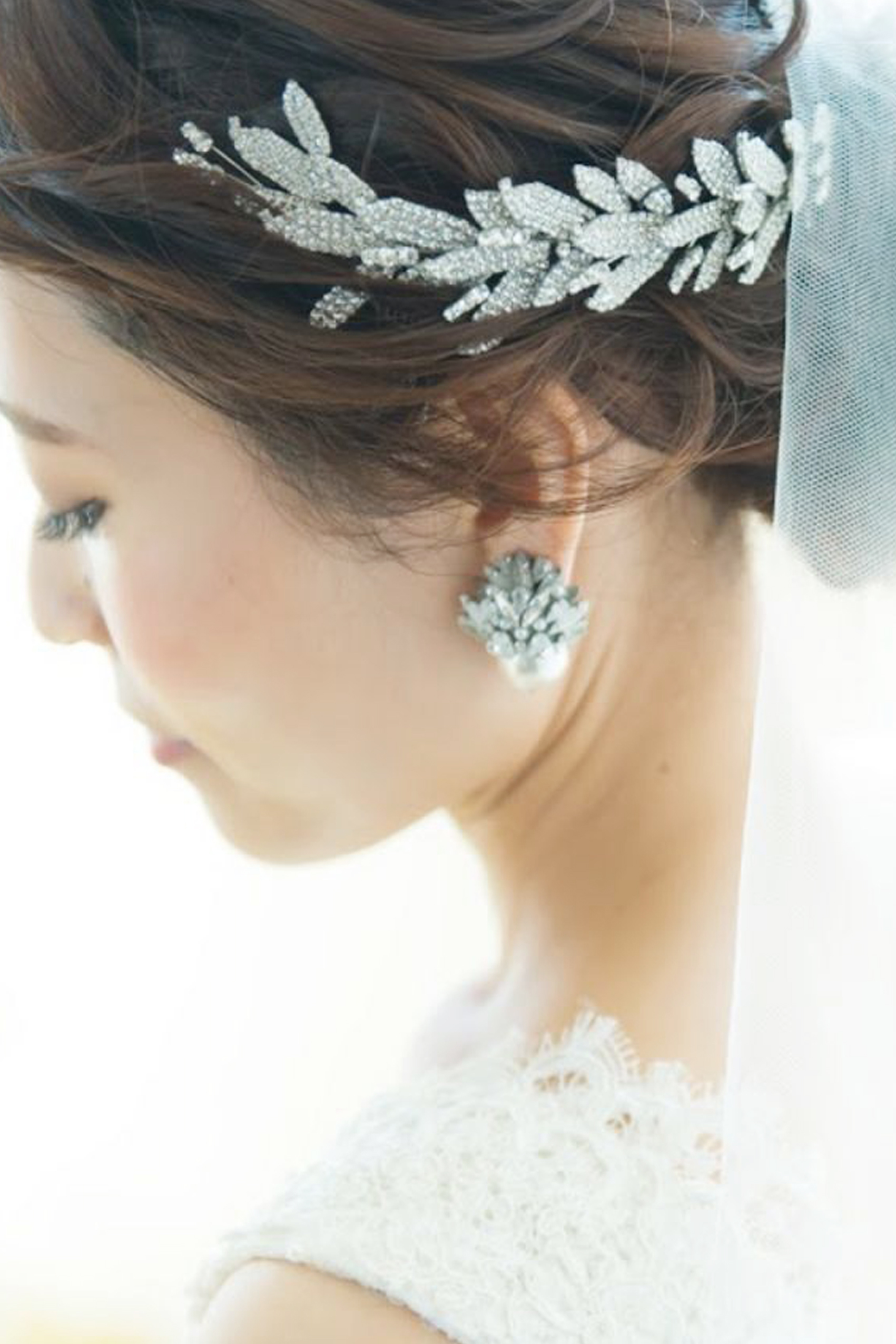 RENTAL][Arielle Comb Crystal]by JENNIFER BEHR｜JULIEBRIDAL