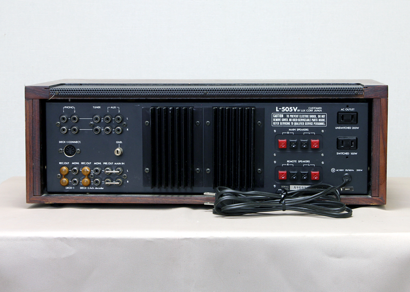 LUXMAN L-505V プリメインアンプ - 中古オーディオの販売や買取なら
