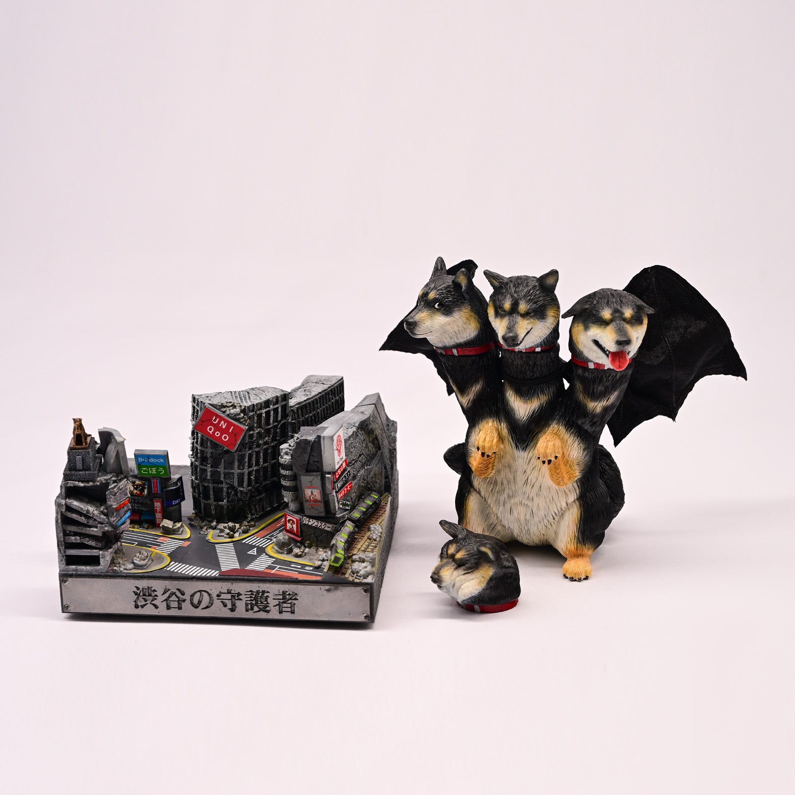 Bid Toys01 Three-Headed Shiba Inu from JXK Studio