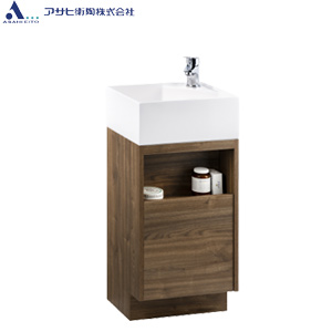 LKPC381TFNJC1｜アサヒ衛陶コンパクト洗面台[間口380mm][片開き]