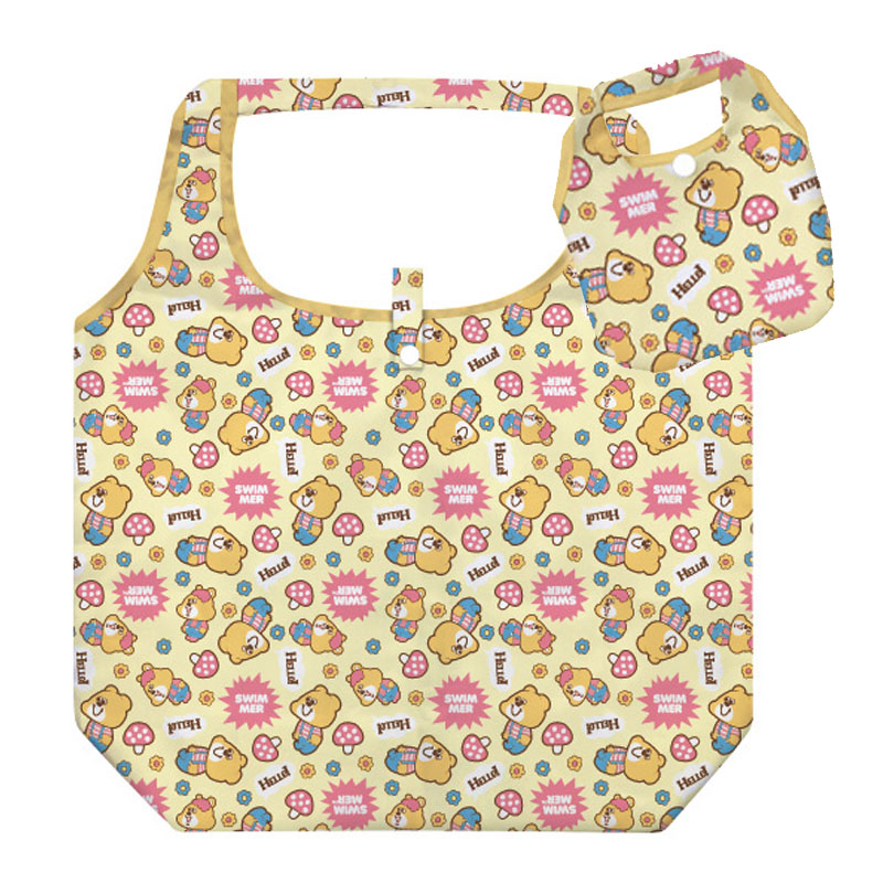 エコバッグ｜SWIMMER きのこ/イエロー | 株式会社ケイカンパニー