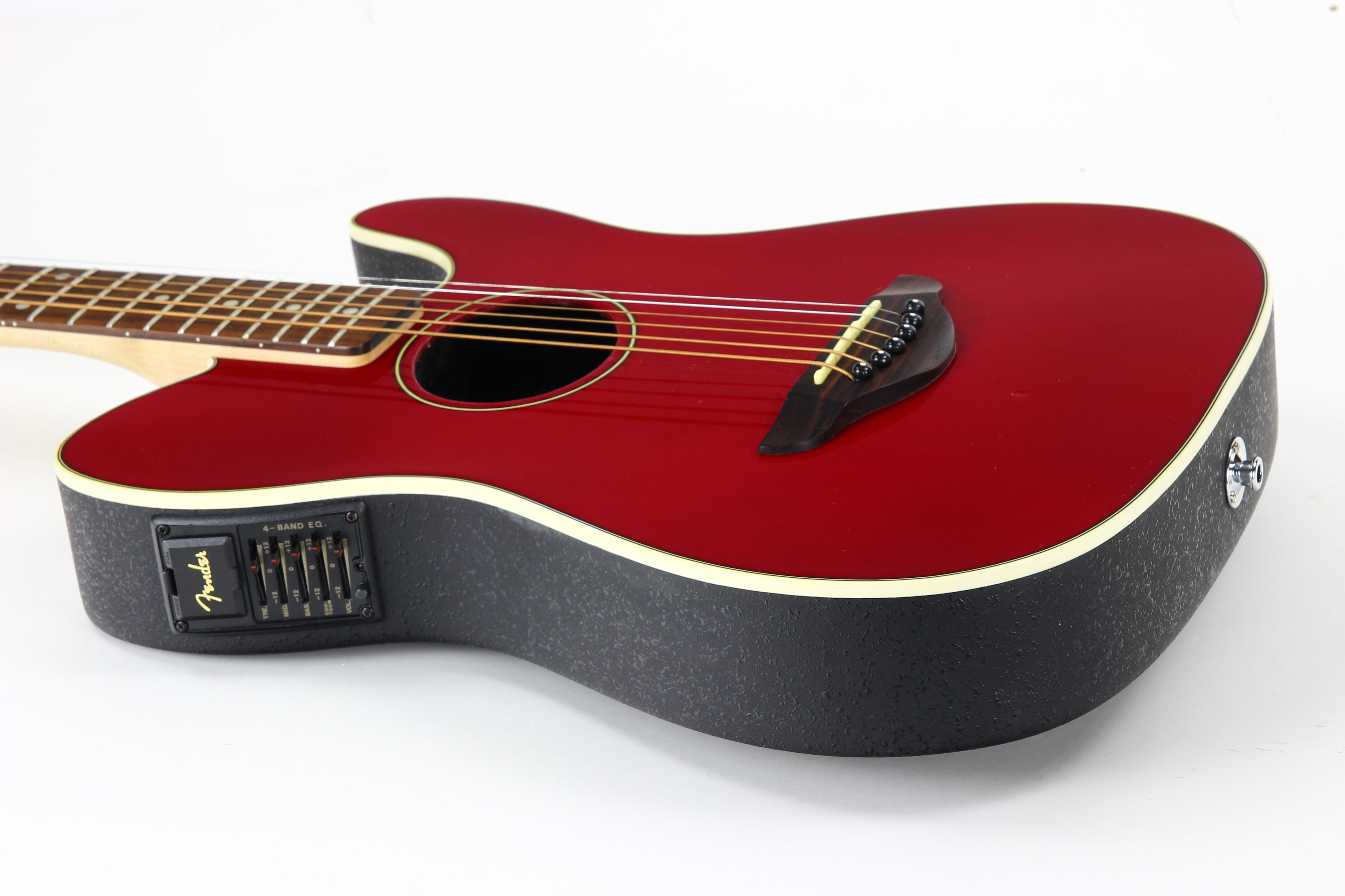 Fender Telecoustic Red Acoustic Electric Guitar – Kansas City