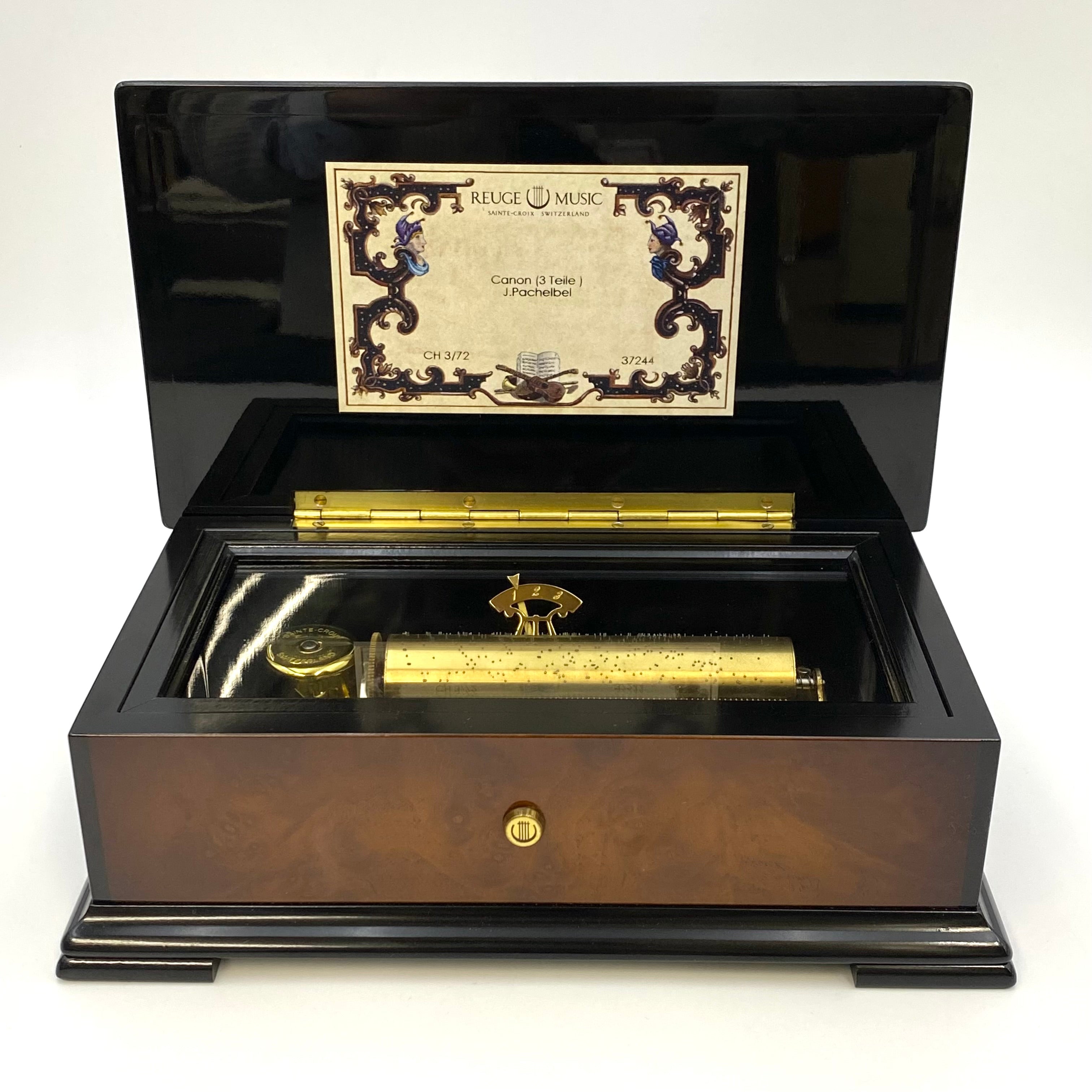 REUGE リュージュ 72弁ローズ＋共鳴箱 オルゴール療法 REUGE