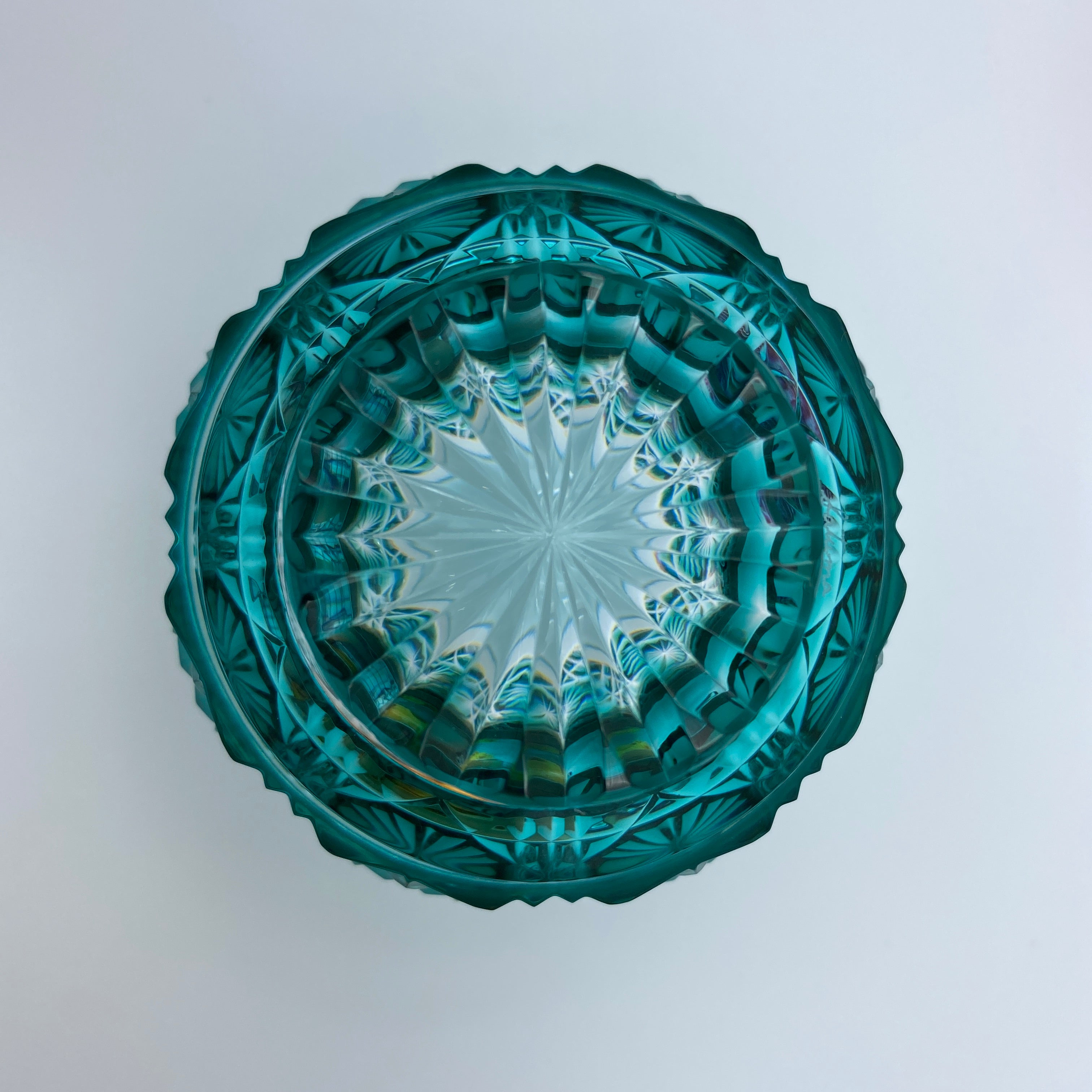 送料無料】薩摩びーどろ工芸 作 復元薩摩切子 色被せガラス切子 猪口揃