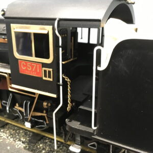 鉄道模型 C571 SL貴婦人 蒸気機関車 汽車 国鉄 ガラスケース入り】の