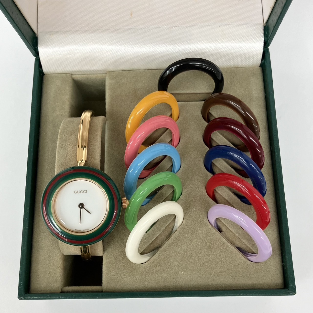 GUCCI【グッチ】12色チェンジベゼル 腕時計の買取価格と査定のポイント