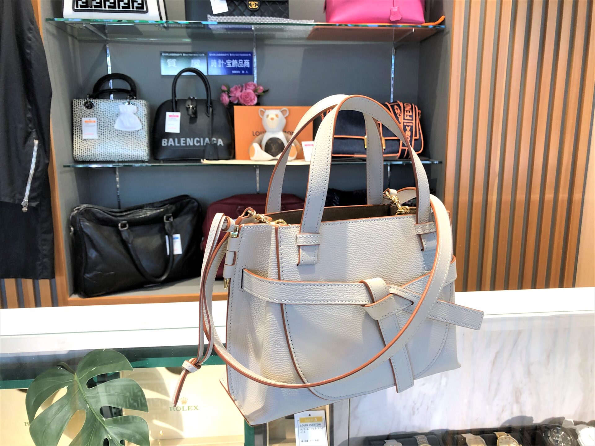 ロエベ【LOEWE】ゲート トップ ハンドル ミニ 2wayショルダーバッグを