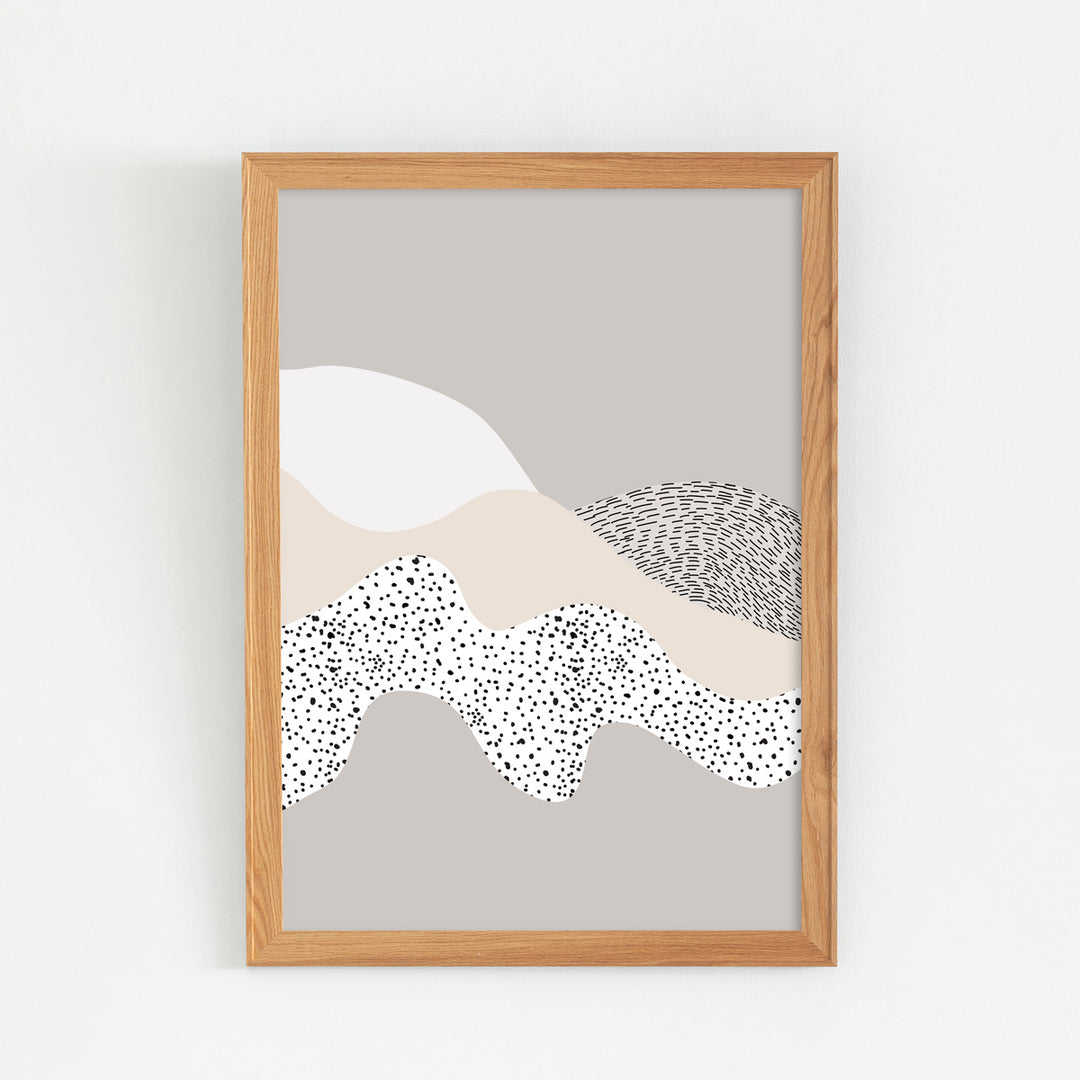 Simple Natural #6 アートポスター・ウッドフレーム セット – KANADEMONO